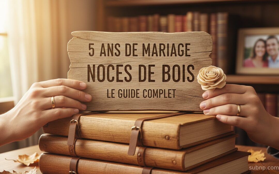 Célébrer 5 Ans de Mariage : Un Guide Complet pour des Noces de Bois Uniques