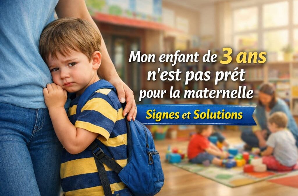 Mon enfant de 3 ans n&rsquo;est pas prêt pour la maternelle : 7 signes à reconnaître et solutions efficaces